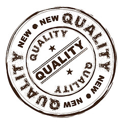 Image showing quality ink rubber stamp