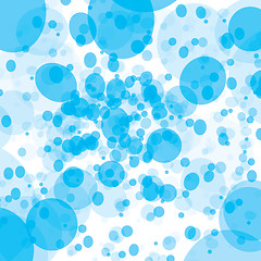 Image showing bubble blur blue