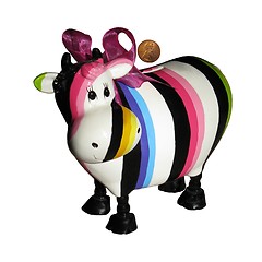 Image showing betsy the savings bank cow