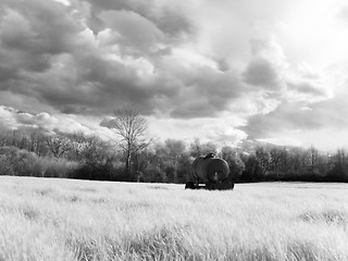 Image showing Infrared countryside scene