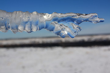 Image showing Icy finger