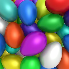 Image showing colorful eggs