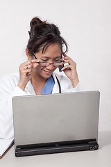 Image showing Asian woman doctor physician