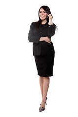 Image showing Attractive twenties hispanic businesswoman