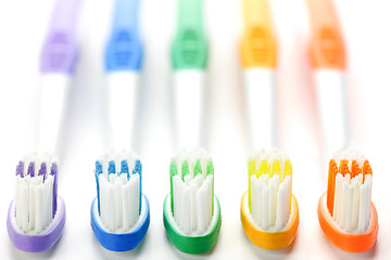 Image showing Toothbrushes