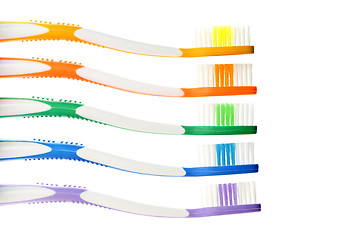 Image showing Toothbrushes