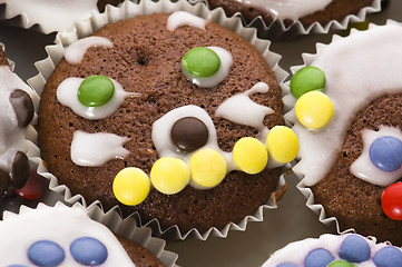 Image showing first chocolate muffins