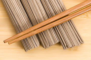 Image showing japanese pasta. soba