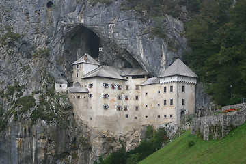 Image showing castle in rock, Slovenia