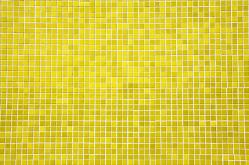 Image showing yellow mosaic tiles