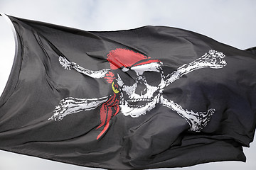 Image showing jolly roger pirate flag