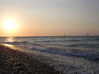 Image showing Greek Sunset