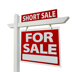 Image showing Short Sale Real Estate Sign - Right