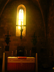 Image showing Sunny Altar