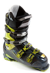 Image showing New ski shoe in metallic earring