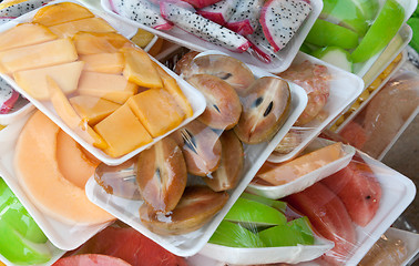 Image showing Tropical fruits in packing