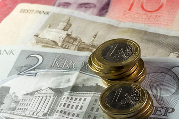 Image showing Estonia and the Euro