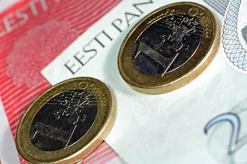 Image showing Estonia and the Euro