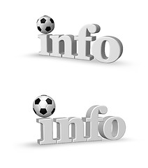 Image showing soccer info