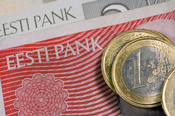 Image showing Estonia and the Euro