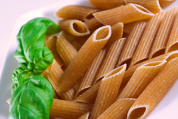 Image showing wholemeal pasta