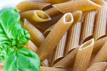 Image showing wholemeal pasta