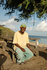 Image showing smiling island man 584