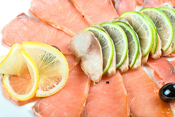 Image showing Fish set closeup