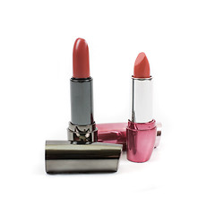Image showing woman lipsticks