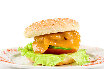 Image showing Cheeseburger