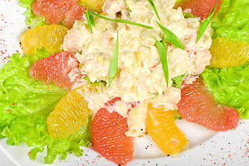 Image showing seafood salad