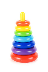 Image showing Plastic toy pyramid