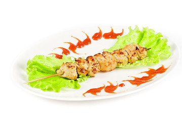 Image showing Grilled chicken meat