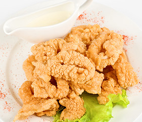 Image showing Deep-fried squid