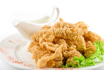 Image showing Deep-fried squid