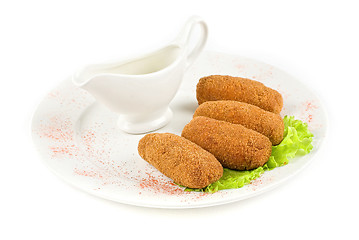 Image showing roasted cutlets