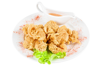 Image showing Deep-fried squid