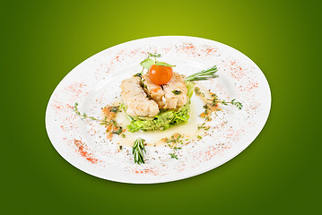 Image showing roasted filet pikeperch