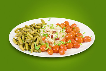 Image showing Marinated vegetables