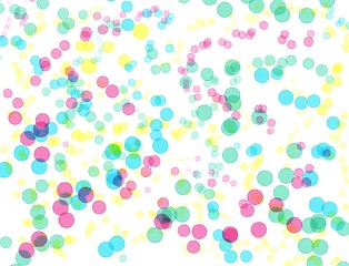 Image showing Watercolor drops