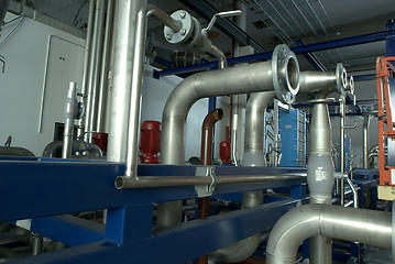 Image showing industrial pipes and machines      