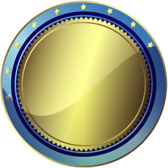 Image showing Silvery And Blue Award