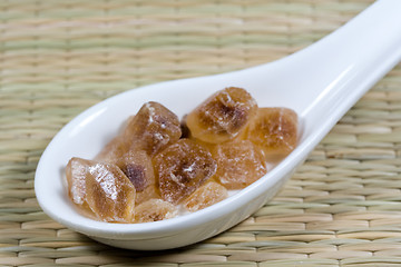 Image showing brown rock candy