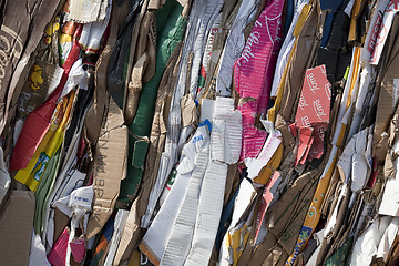 Image showing Cardboard recycling