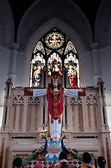 Image showing San Thome Basilica Cathedral / Church in Chennai (Madras), South