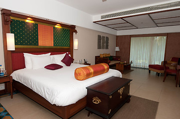 Image showing Luxury hotel room at a resort