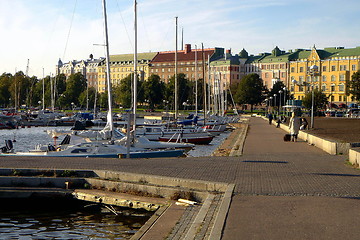 Image showing City embankment Helsinki