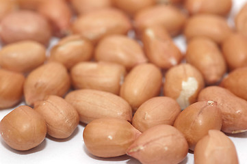 Image showing closeup shot of roasted peanuts