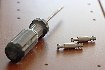 Image showing Board and screw.