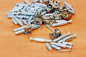 Image showing Many screws and nuts